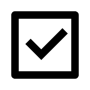 Checkbox Line Icon from Remix Line Set