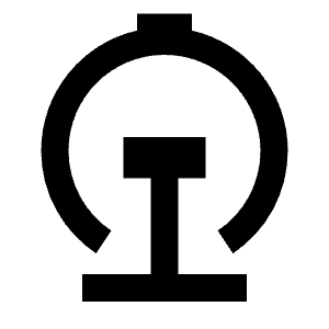 China Railway Line Icon from Remix Line Set