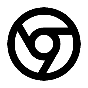 Chrome Line Icon from Remix Line Set