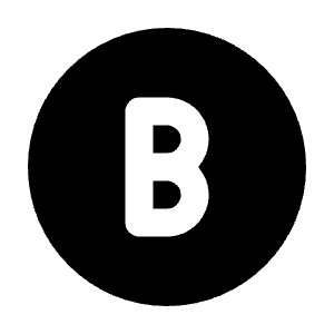 Circle Letter B Icon from Tabler Filled Set