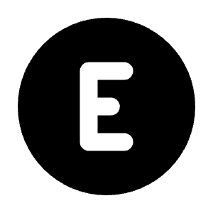 Circle Letter E Icon from Tabler Filled Set