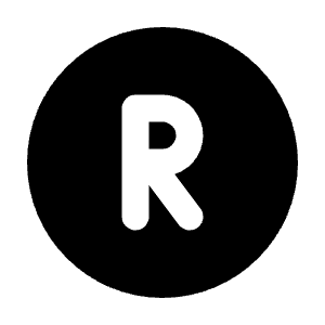 Circle Letter R Icon from Tabler Filled Set