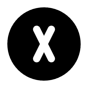 Circle Letter X Icon from Tabler Filled Set