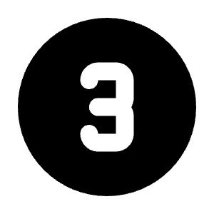 Circle Number 3 Icon from Tabler Filled Set