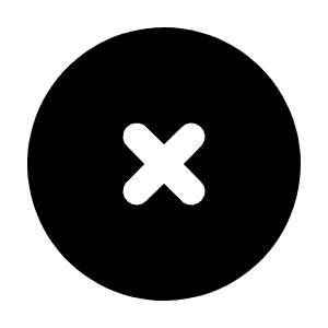 Circle X Icon from Tabler Filled Set