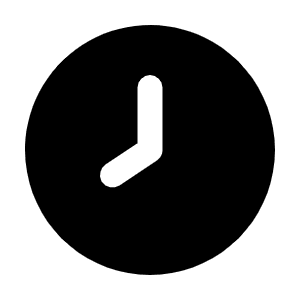 Clock Hour 8 Icon from Tabler Filled Set