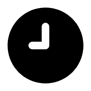 Clock Hour 9 Icon from Tabler Filled Set