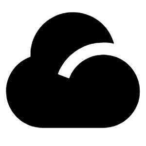 Cloud Fill Icon from Remix Fill Set