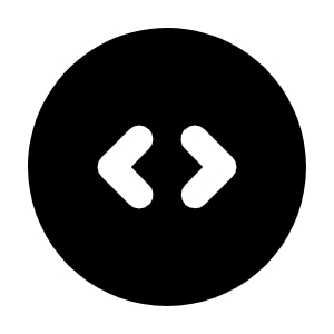 Code Circle Icon from Tabler Filled Set