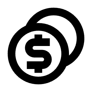 Coins Line Icon from Remix Line Set