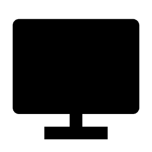 Computer Fill Icon from Remix Fill Set