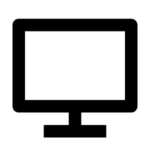 Computer Line Icon from Remix Line Set