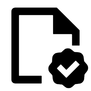 Contract Line Icon from Remix Line Set