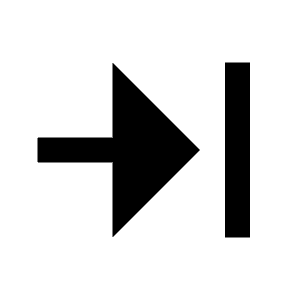Contract Right Fill Icon from Remix Fill Set