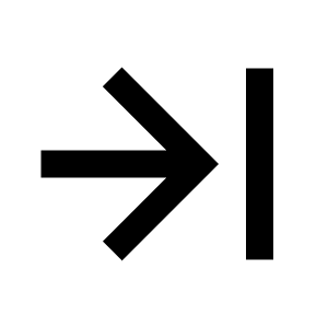 Contract Right Line Icon from Remix Line Set