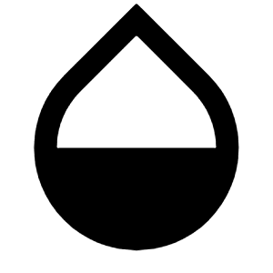 Contrast Drop 2 Fill Icon from Remix Fill Set