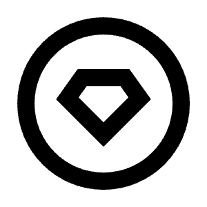 Copper Diamond Line Icon from Remix Line Set