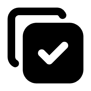 Copy Check Icon from Tabler Filled Set