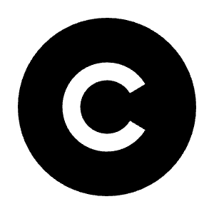 Copyright Fill Icon from Remix Fill Set