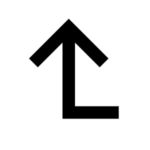 Corner Left Up Line Icon from Remix Line Set