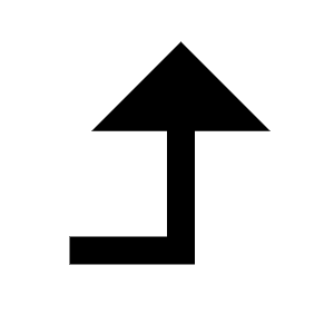 Corner Right Up Fill Icon from Remix Fill Set