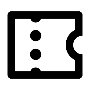 Coupon 3 Line Icon from Remix Line Set