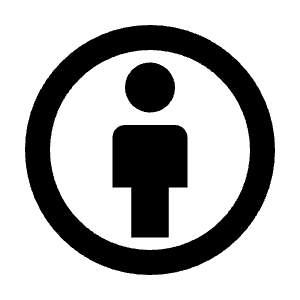 Creative Commons By Line Icon from Remix Line Set
