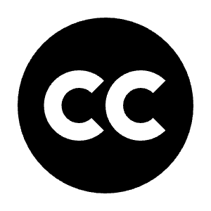 Creative Commons Fill Icon from Remix Fill Set