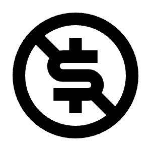 Creative Commons Nc Line Icon from Remix Line Set