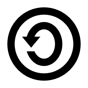 Creative Commons Sa Line Icon from Remix Line Set