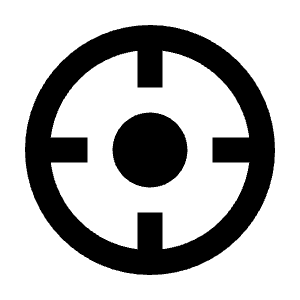 Crosshair Fill Icon from Remix Fill Set