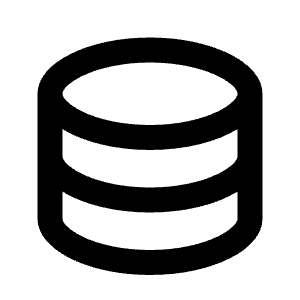 Database 2 Line Icon from Remix Line Set