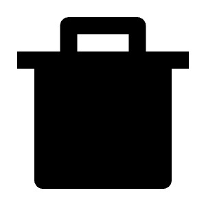 Delete Bin 7 Fill Icon from Remix Fill Set