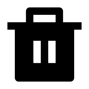 Delete Bin Fill Icon from Remix Fill Set
