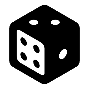 Dice Fill Icon from Remix Fill Set