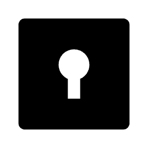 Door Lock Box Fill Icon from Remix Fill Set