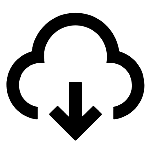 Download Cloud 2 Line Icon from Remix Line Set