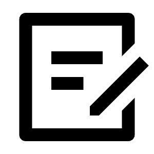 Draft Line Icon from Remix Line Set