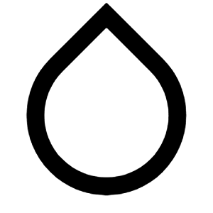 Drop Line Icon from Remix Line Set