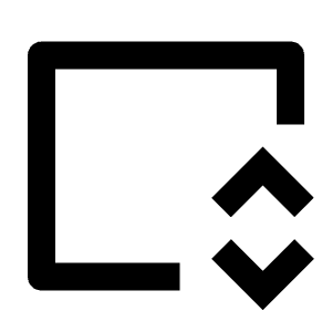 Dropdown List Icon from Remix Line Set