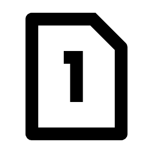 Dual Sim 1 Line Icon from Remix Line Set