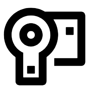 Dv Line Icon from Remix Line Set