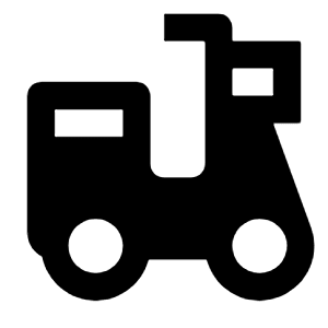 E Bike 2 Fill Icon from Remix Fill Set