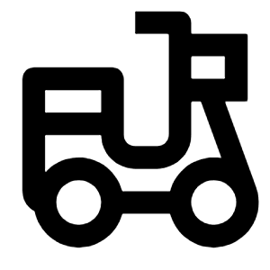 E Bike 2 Line Icon from Remix Line Set