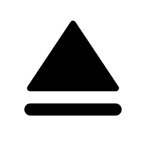 Eject Fill Icon from Remix Fill Set