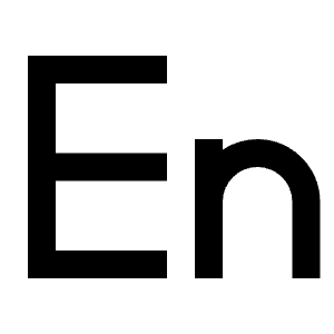 English Input Icon from Remix Line Set