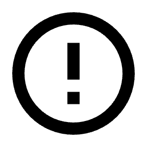 Error Warning Line Icon from Remix Line Set