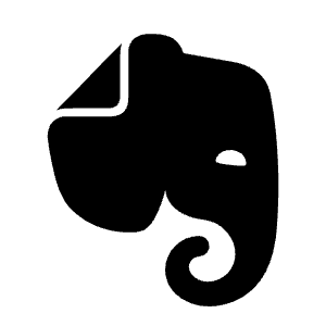 Evernote Fill Icon from Remix Fill Set