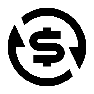 Exchange Dollar Fill Icon from Remix Fill Set