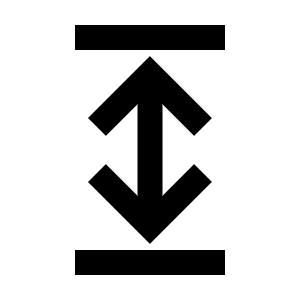 Expand Height Line Icon from Remix Line Set
